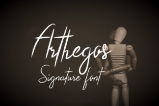 Arthegos: A Charming Script Font for Casual Branding