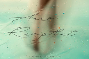 Auro Rumpthut: A Modern Script Typeface for Editorial Design