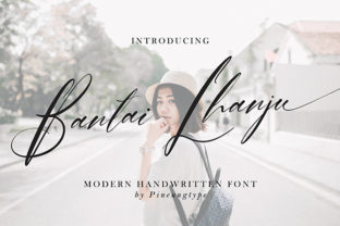 Bantai Lhanju: A Modern Script Font for Handmade Brands