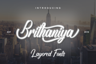 Brithaniya: A Modern Handwritten Font for Small Business Branding