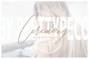 Ceremony: A Modern Script Font for Editorial Design