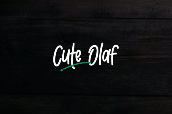 Cute Olaf Font Review: A Cool Script for Whimsical Brands
