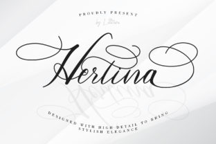Hertina: A Romantic Script Font