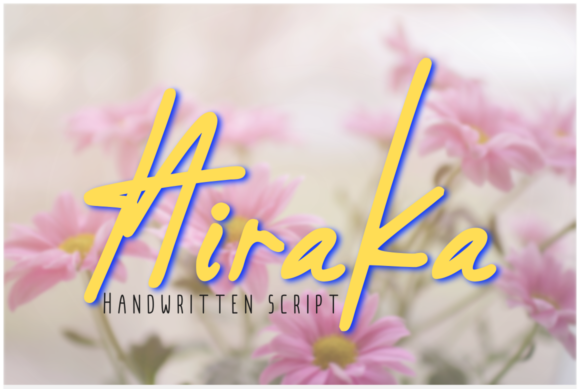 Hiraka: A Bold Script Font for Impactful Marketing