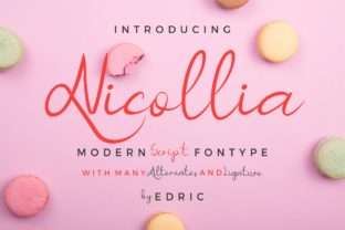 Nicollia Font: Bold Handwritten Style for Campaigns