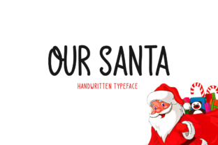 Our Santa Font: A Cheerful Typeface for Holiday Branding