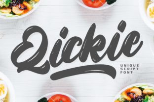 Qickie: A Bold Script Typeface for High-Impact Campaigns