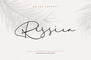 Ressica: A Modern Handwritten Typeface for Elegant Branding