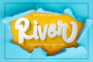 River Font Review: A Handwritten Typeface for Social Campaigns