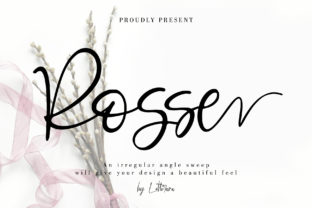 Rosse: A Playful Script Font for Handmade Brands