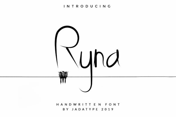 Ryna: A Graceful Script Font for Editorial Design