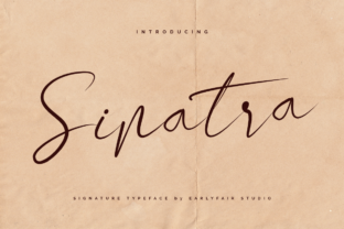 Sinatra: An Elegant Script Font for Editorial Design