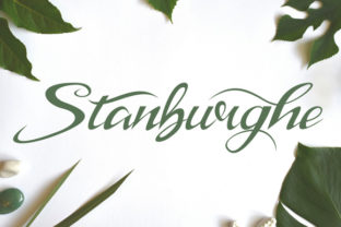 Stanburghe: A Modern Script Font for Editorial Design