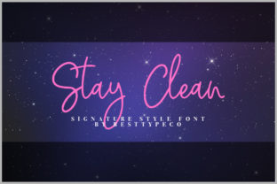 Stay Clean: The Script Font That Elevates Your Brand Identity