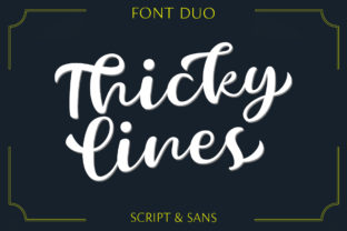 Thickylines: A Bold Handwritten Font for Modern Web Design
