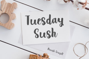 Tuesday Sush: The Script Font for Scroll-Stopping Marketing