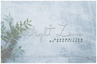Twilight Zone: A Friendly Script Typeface for Editorial Design