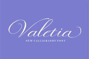 Valetia: A Modern Script Typeface for Editorial Elegance