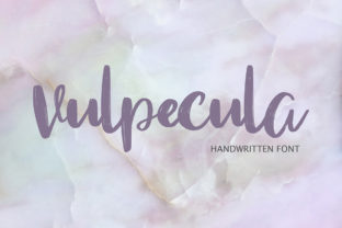 Vulpecula: A Sweet Handwritten Font for Makers
